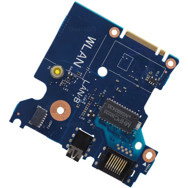 Alt view image 5 of 5 - Deal4GO RJ45 LAN Ethernet Audio Jack IO Board GDXH0 LS-M533P LS-M534P Replacement for Dell G15 5530 5535 G16 7630