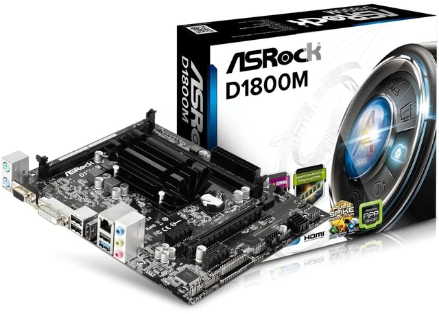 Main image of ASRock Motherboard Micro ATX DDR3 1066 NA D1800M