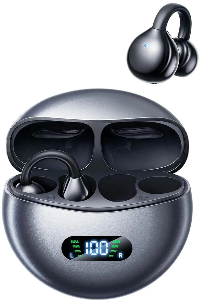 Main image of CHENRUIDA Clip-On Earbuds M79 Open Ear Ear Buds Wireless Headphones(Blcak)