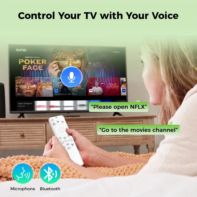 Alt view image 4 of 5 - New BN59-01480A Solar Smart AI Voice Remote with Rechargeable Solar Cell, TM2560E Solarcell Remote Replacement, App Shortcuts & USB-C Charging, for Samsung 2023-2026 Neo QLED & OLED Smart TVs- W