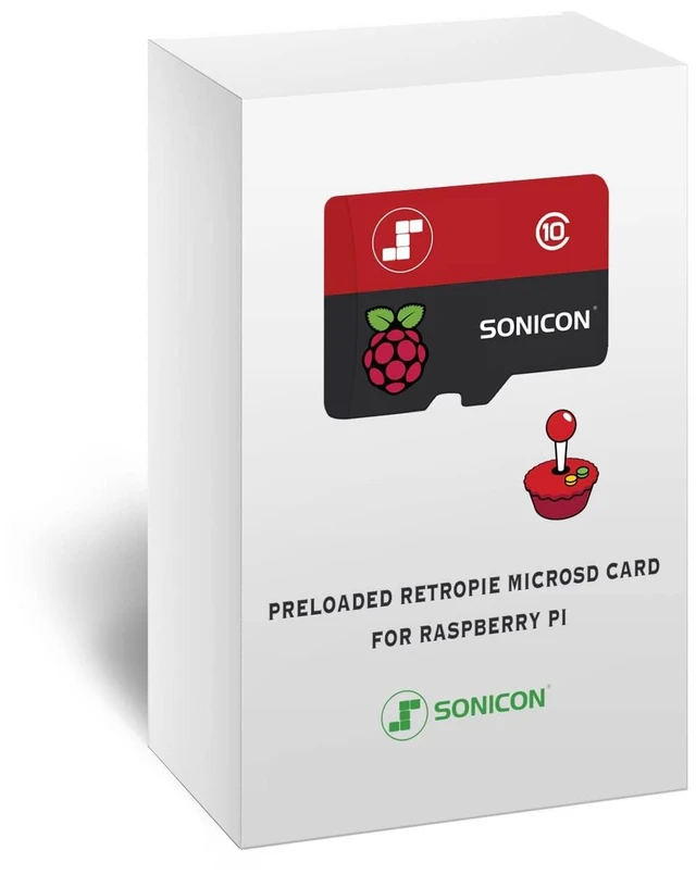 Main image of Sonicon Preloaded RetroPie Batocera Emulator MicroSD Card w/DC/PS1/Sega/Atari/Arcade/FBNeo/Mame for Raspberry Pi, Plug Play (512GB(Greatest-Hits Collection) (for Pi 5/500)