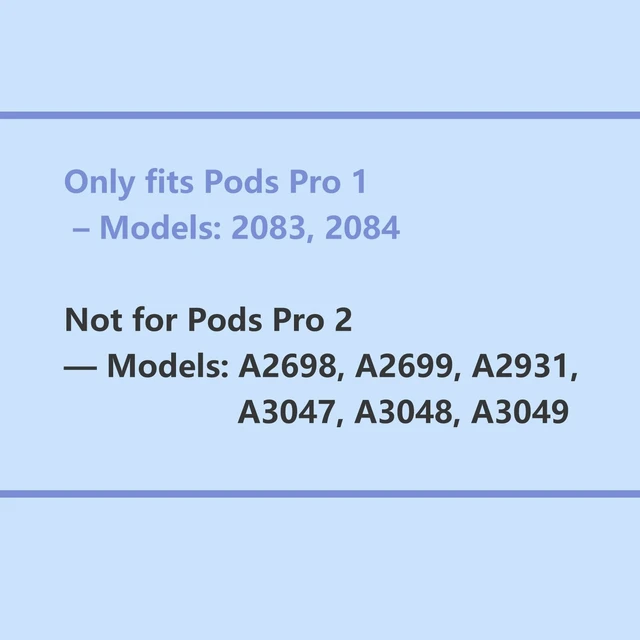 Alt view image 4 of 5 - OEM Left Single Earbud for Pod Pro 1st Generation, Model A2083 A2084, Genuine Left Earbud Only, Compatible with Original Pods Pro 1 A2190 Charging Case