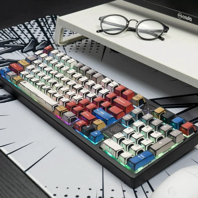 Main image of feaizyu Manga Themed keycap Side Translucent Design and PBT Material