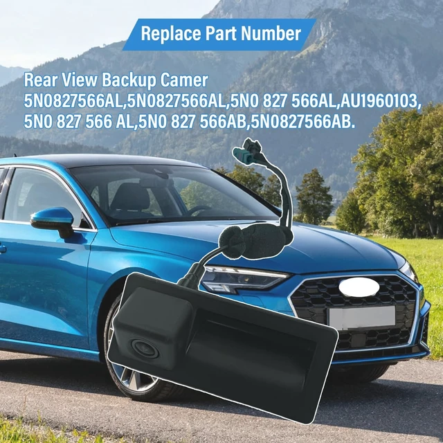 Alt view image 3 of 5 - YRMST Rear View Backup Camera Compatible with Tiguan 2.0L 2012-2017