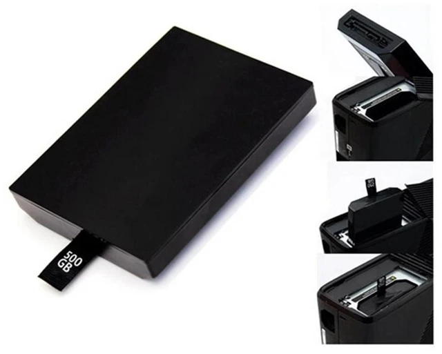 Main image of INGQI 500GB Replacement Internal HDD Hard Drive Disk Compatible with Xbox 360 Slim Xbox E Games