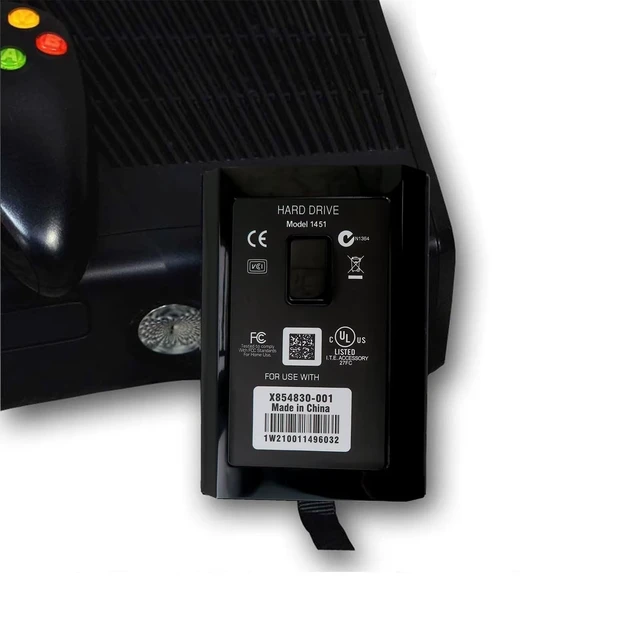 Alt view image 2 of 5 - INGQI 500GB Replacement Internal HDD Hard Drive Disk Compatible with Xbox 360 Slim Xbox E Games