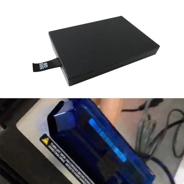Alt view image 3 of 5 - INGQI 500GB Replacement Internal HDD Hard Drive Disk Compatible with Xbox 360 Slim Xbox E Games