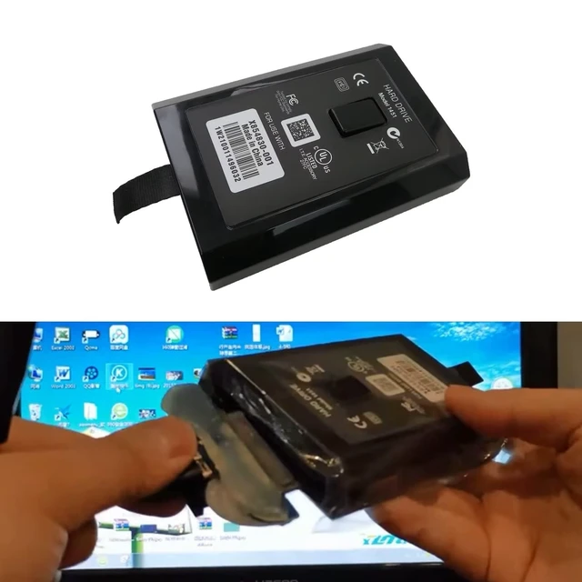 Alt view image 4 of 5 - INGQI 500GB Replacement Internal HDD Hard Drive Disk Compatible with Xbox 360 Slim Xbox E Games
