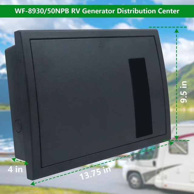 Alt view image 2 of 5 - WF-8930/50NPB RV Power Distribution Center 30 or 50 AMP AC Panel for Camper