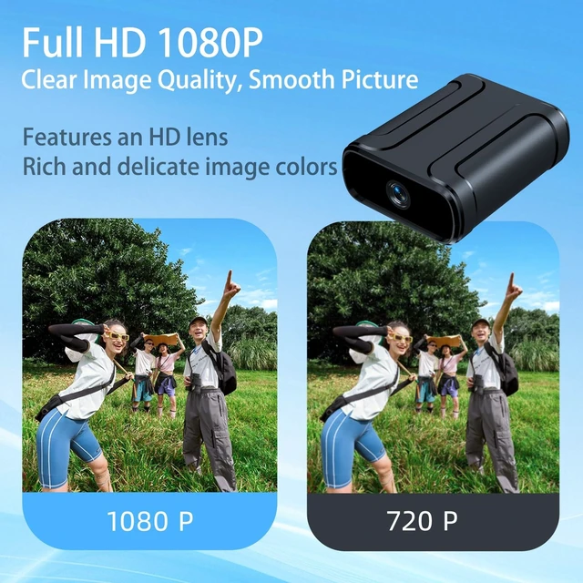 Alt view image 5 of 5 - Mini Portable Camera,1080P HD No WiFi Indoor Surveillance Security Camera