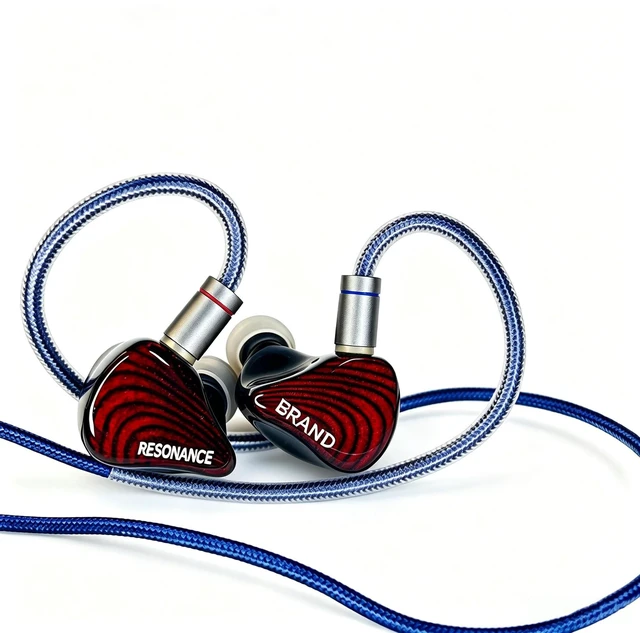 Main image of ERAND Resonance 5 in-Ear Monitor, Hybrid IEM, HiFi Wired Earbuds