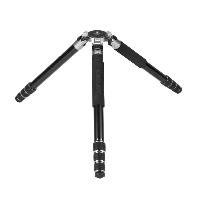 Alt view image 2 of 5 - Kingjoy K Series Aluminum Video and Photo Tripod, Full-Size, Black (K5008)