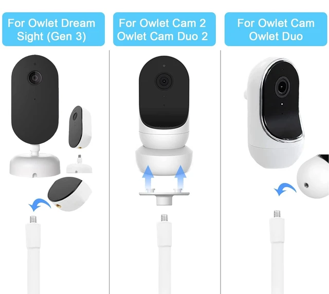 Alt view image 3 of 5 - 67" Baby Monitor Floor Stand for HelloBaby, Nanit Pro & Infant Optics