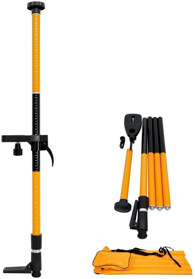 Main image of LAISAI Quick Lift Support Pole, 2.3-11FT Adjustable Tripod for Laser Level
