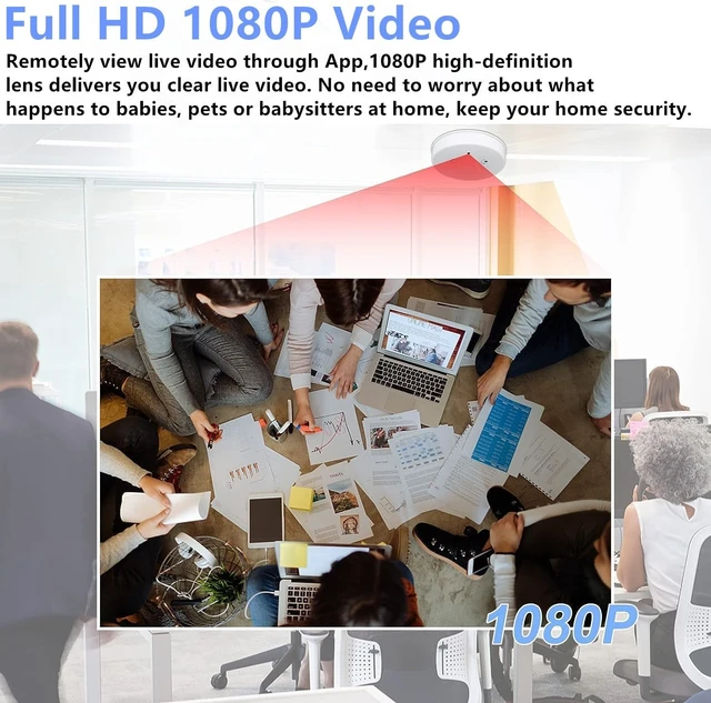 Alt view image 2 of 5 - 1080P HD WiFi Wireless Video Camera Hidden Camera Home Security Spy Camera