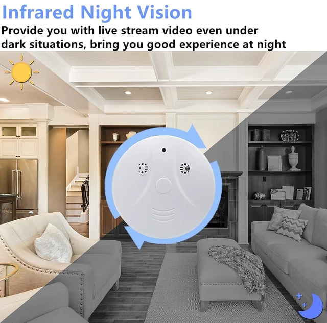 Alt view image 3 of 5 - 1080P HD WiFi Wireless Video Camera Hidden Camera Home Security Spy Camera