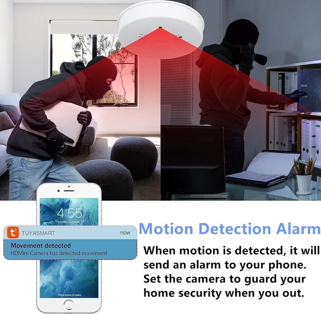 Alt view image 5 of 5 - 1080P HD WiFi Wireless Video Camera Hidden Camera Home Security Spy Camera
