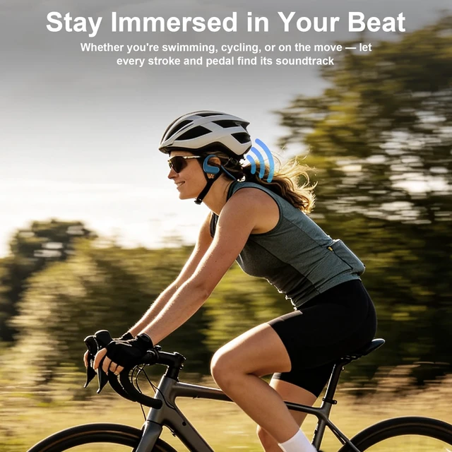 Alt view image 2 of 5 - Waterproof Earbuds for Swimming, Swimming Headphones with 8GB MP3 Player