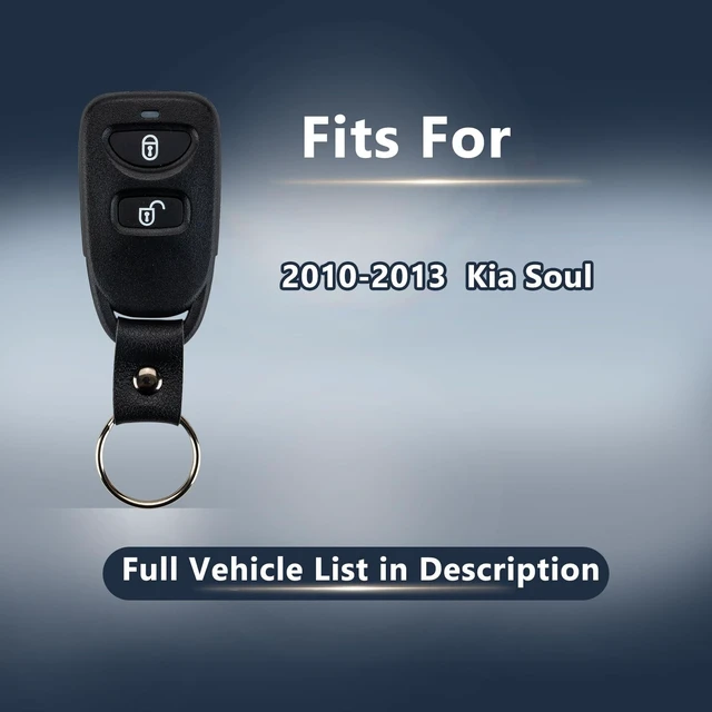 Alt view image 2 of 5 - 2 Pack Compatible with 2010-2013 Kia Soul Proximity Smart Control Keyless Entry Remote Replacement FCC ID:NYOSEKS-AM08TX,3 Buttons By RemoteMatch