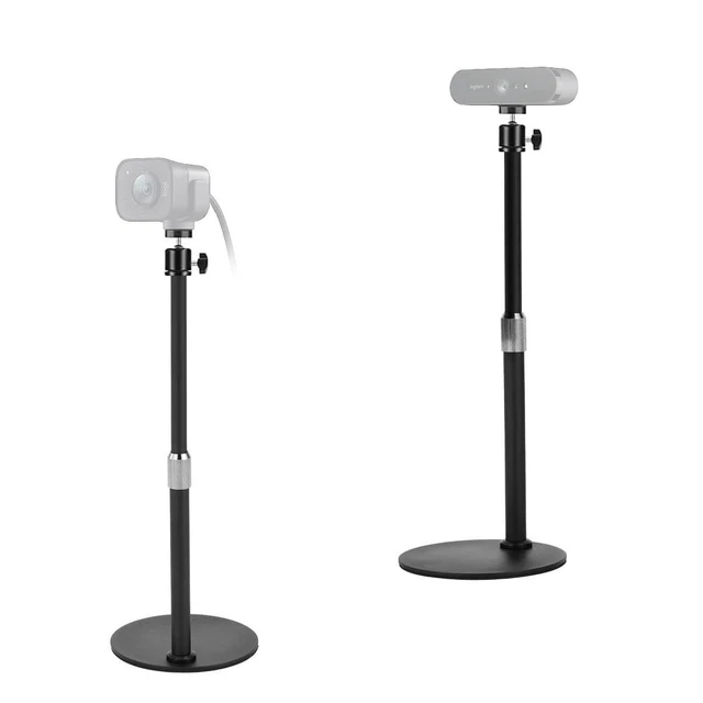 Alt view image 3 of 5 - Webcam Selfie-Light Stand,10 inches Ring Light with Desktop Holder and Magnetic Mount Compatible with Logitech C920x C920s C922 C930 C925 C615 MX-Brio Brio 4K Webcams