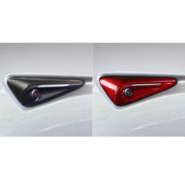 Alt view image 5 of 5 - HJGHR Side Turn Signal Camera Cover for Tesla Model 3/Y 2024-2026 HW4.0
