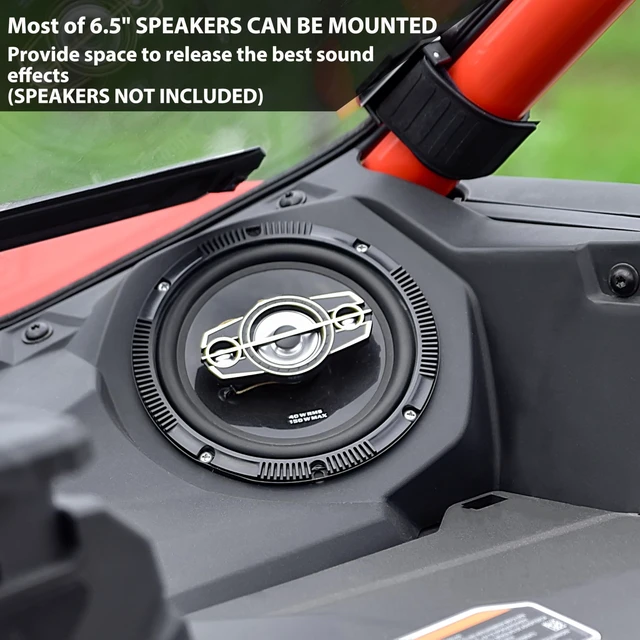 Alt view image 2 of 5 - SAUTVS Dash Speaker Pods for Can-Am Maverick X3 / MAX 2017-2026