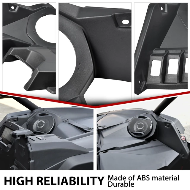 Alt view image 3 of 5 - SAUTVS Dash Speaker Pods for Can-Am Maverick X3 / MAX 2017-2026
