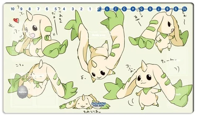 Main image of Mlikemat New DTCG Duel Playmat Digimon Board Terriermon Anime Trading Card Game Mat Desk Pad + Free Bag (ZD002-686-SM)