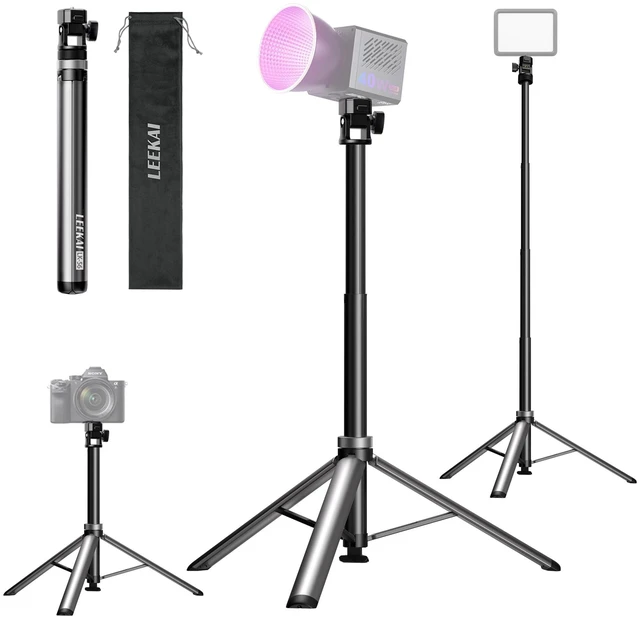 Main image of 84" Instant Auto-Setup Light Stand & Camera Tripod with 1/4" Screw