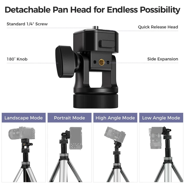 Alt view image 5 of 5 - 84" Instant Auto-Setup Light Stand & Camera Tripod with 1/4" Screw