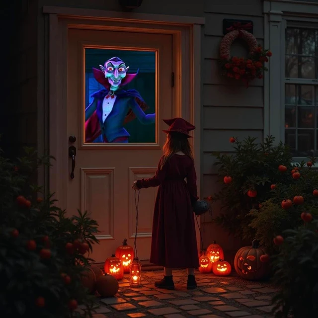 Alt view image 4 of 5 - AtmosFX Monster Bash Digital Decoration on USB Includes 6 Atmosfx Video Effects for Hallloween