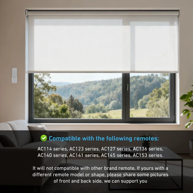 Alt view image 4 of 5 - AC123-06 6 Channel Wireless RF433.92 Controller Transmitter Remote, Working for Electric Blinds