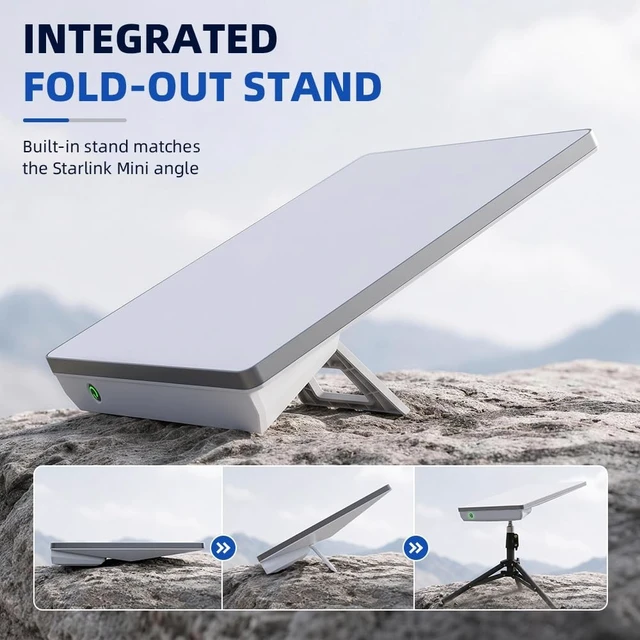 Alt view image 5 of 5 - XTAR X6 Swappable Battery Power Base for Starlink Mini,Foldable Stand, 18-25.2V Direct DC Output, Portable Off-Grid Power Solution for RV/Camping/Emergency(X6 Power Base(No Battery))
