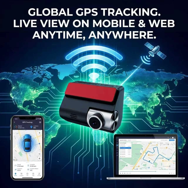 Alt view image 4 of 5 - GymAora 4K+1K Dash Cam Front and Rear, Car Dash Cam with 3" IPS Display