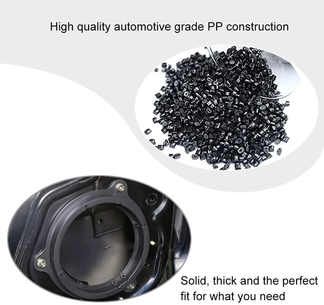 Alt view image 3 of 5 - REAMTOP 6.5 Inch Black Plastic Speaker Adapter Bracket Ring for Nissan / Infiniti