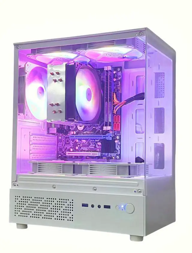 Main image of ZHICGCP Gaming PC Desktop computer - AMD Ryzen 7 5700G 8 core 3.8GHz(up to 4.6GHz) - 16GB DDR4 3200MHz - 1T M.2 NVMe - Windows 11