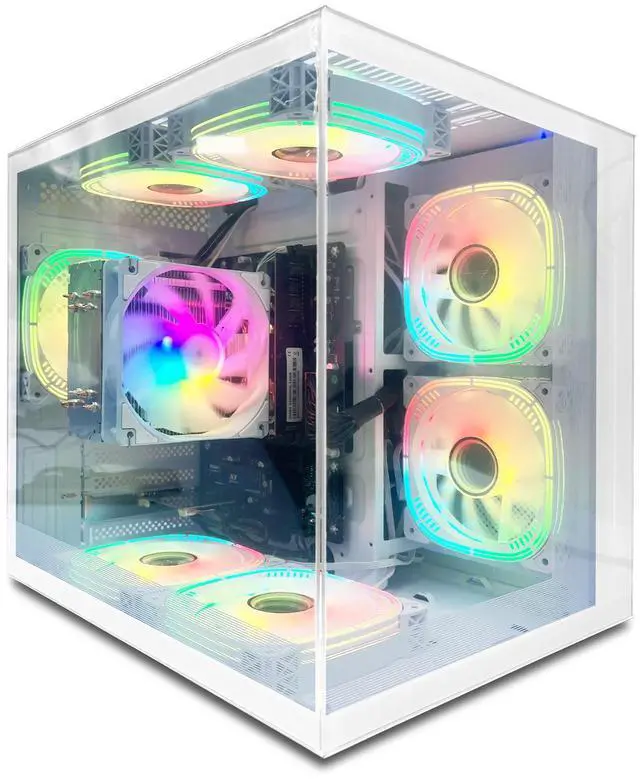 Alt view image 2 of 5 - ZHICGCP Gaming Desktop PC, AMD Ryzen 5 5600GT, Radeon Graphics, 16GB Ram, 512GB SSD, Windows 11 Home