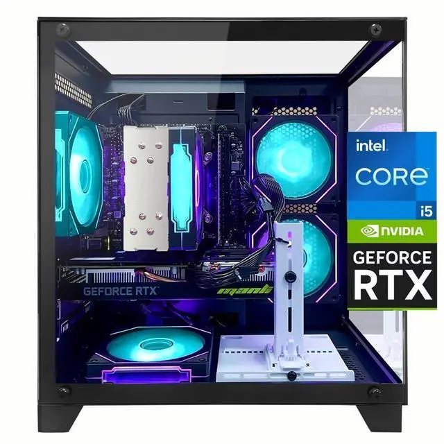 Main image of ZhICGCP Gaming Desktop PC, Intel i5 12400F, RTX 3050 , 16GB RAM, 1TB SSD, Windows 11 Home