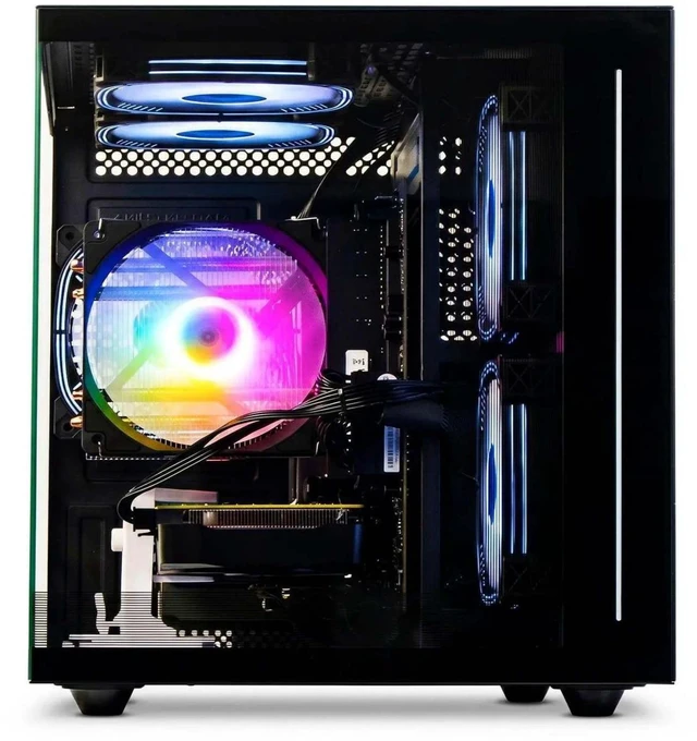 Alt view image 3 of 5 - ZHICGCP Gaming PC Desktop computer - AMD Ryzen 7 5700X - NVIDIA RTX 5060 8GB-16GB DDR4 3200MHz - 1T M.2 NVMe - Windows 11