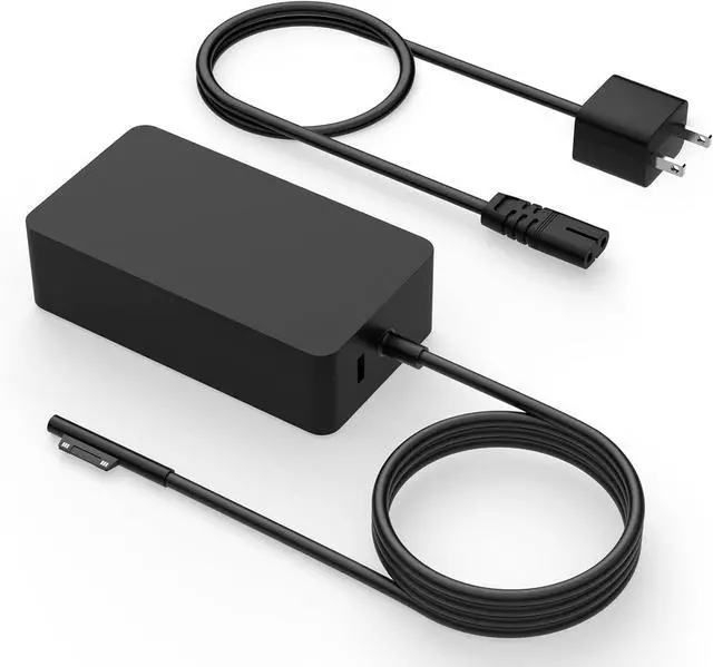 Main image of Surface Pro Laptop Charger 65W Compatible with Microsoft Surface Charger, Surface Pro 10,9,8,7+,7,6,5,4,3,X, Windows Surface Laptop 6,5,4,3,2,1,Surface Book Go Tablet,Support 44W,36W,8FT Cord
