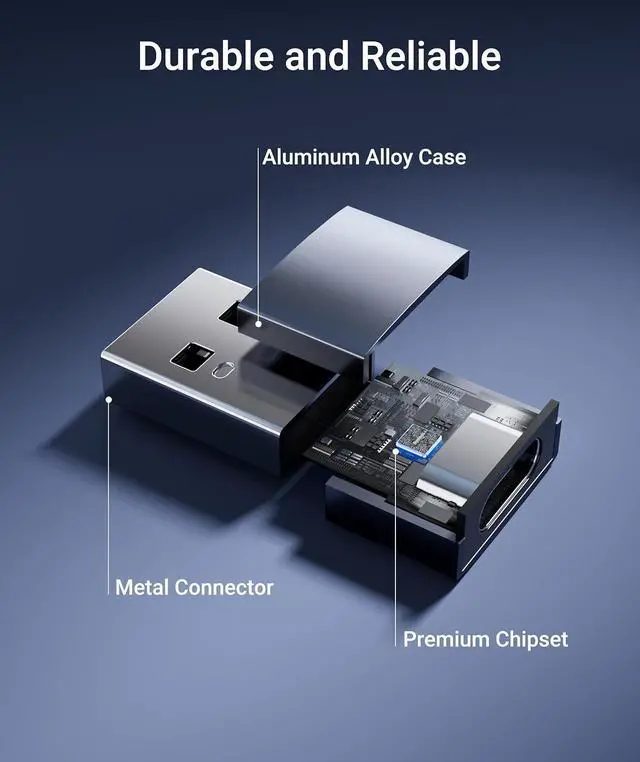 Alt view image 4 of 7 - USB C Female to USB Male Adapter Pack of 3 [Travel Must Haves Aluminum] USB C to USB Adapter Type C Charger Cable Power Converter Compatible with iPhone 15  Watch AirPods CarPlay etc.