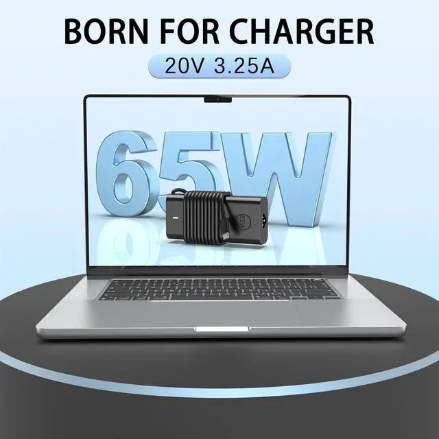 Alt view image 2 of 7 - Replacement for  Laptop Charger 65W 60W USB Type C Fast Power Adapter