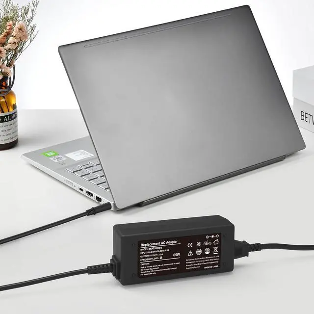 Alt view image 5 of 7 - 65W AC Adapter Laptop Charger for HP Pavilion DV7 DV6 DV5 DV4 DM4 G7 G6 Series Compaq Cq57 Cq62 Cq56 Cq61 Cq60 Cq58 2000-329WM 2000-2A20NR 2000-2B09WM Probook 4540s 4440s 4430s 4520s 4530s 6570b 6560b