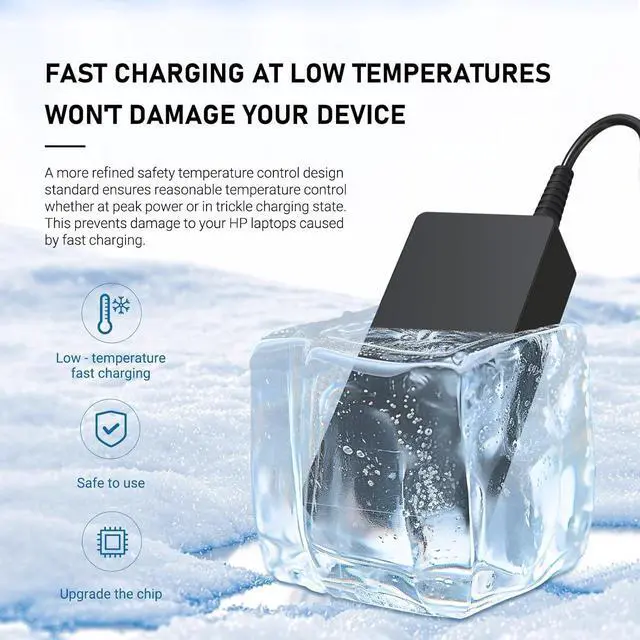 Alt view image 5 of 7 - 65W Universal Laptop Charger for HP EliteBook & ProBook - Fast Charging Safe & Durable Compatible with 4.5mm*3.0mm Connector