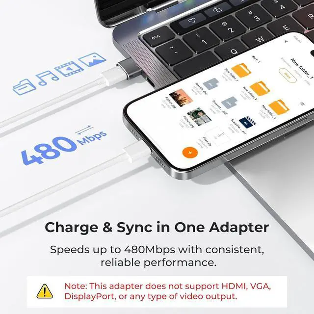 Alt view image 4 of 7 - USB to USB C Adapter iPhone 16 16e 15 Pro Max Charger Adapter 3Pack USBC Female to USB A Male Type C OTG Converter for  Watch iWatch 10 9 SE AirPod iPad Mini Air  Galaxy S25 S24
