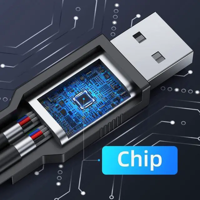 Alt view image 4 of 7 - 2025 Upgraded USB 2.0 A Male to 2 Dual USB Female Jack Y Splitter Hub Power Cord Extension Adapter Cable(Not Supporting CarPlay and Android Auto)