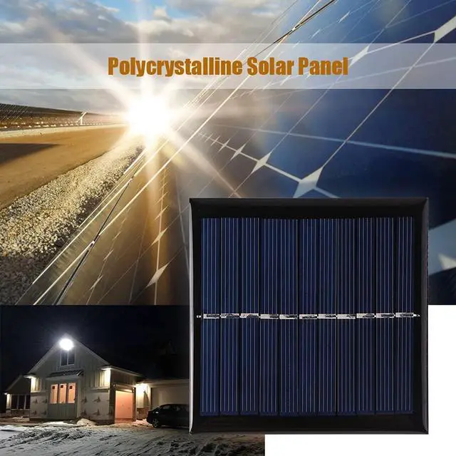 Alt view image 2 of 7 - Solar Charger USB Solar Panel Portable Solar Phone Charger for Cell Phone Charger 95X95mm LED Lights