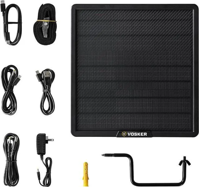 Alt view image 4 of 6 - VOSKER 2 in 1 Solar 15 000 mAh Wireless Outdoor Universal Charger USB Battery Pack Power Bank for Smartphones Tablets Compatible with V150 V200 & V300 Models.