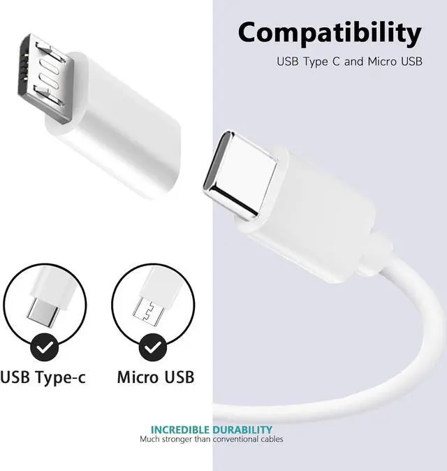 Alt view image 3 of 5 - 4 Pack Solar Panels for Outdoor Camera Micro USB & USB-C Solar Panel Charger 5V 6W 4W 3W Solar Panel for Security Camera Fit for Wyze Cam Outdoor a.nran Arlo Essential Simplisafe Eufy Cameras