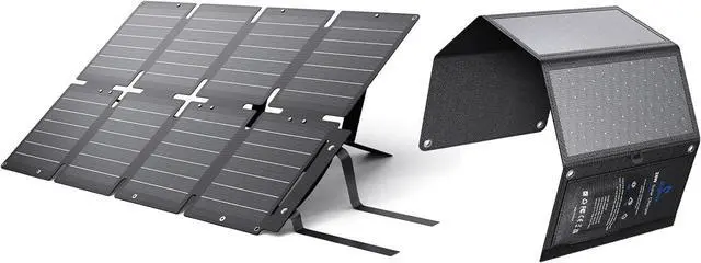 Main image of 60W Portable Compact Solar Panel with PD 45W USB-C and 3 USB Ports 28W Solar Charger(5V/4.8A Max)